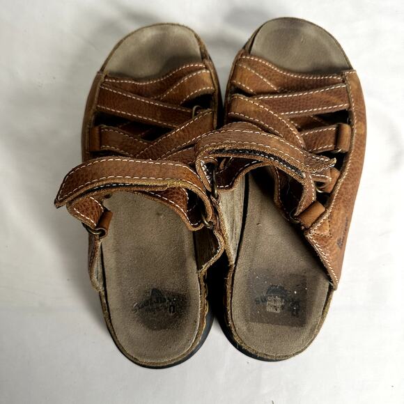 Vintage Dr. Martens Dune Fisherman Leather Chunky Sole Platform Sandals Sz US 10 - Picture 10 of 16